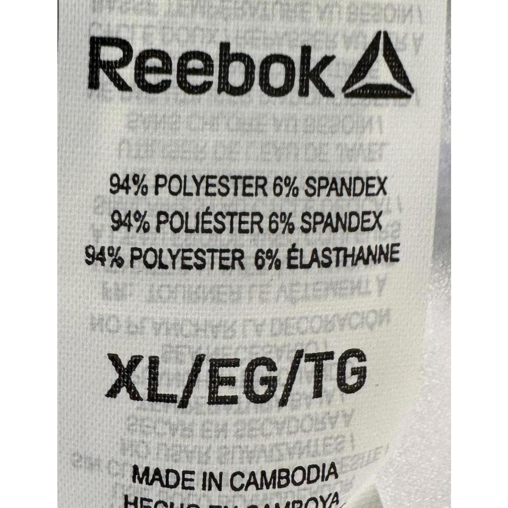 Reebok White Delta Core Logo Tee T Shirt Short Sleeve Men's XL NEW NWT!! - Picture 5 of 6
